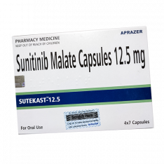 Сунитиниб :: Сутекаст (Sutekast) :: аналог Сутент капсулы 12,5мг №28