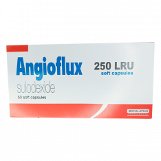 Ангиофлюкс капсулы (Angioflux) 250ЛЕ №50